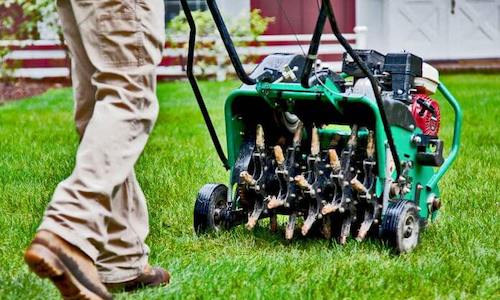 lawn aeration Spokane